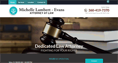 Desktop Screenshot of lambertevansfamilylaw.com