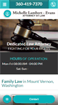 Mobile Screenshot of lambertevansfamilylaw.com